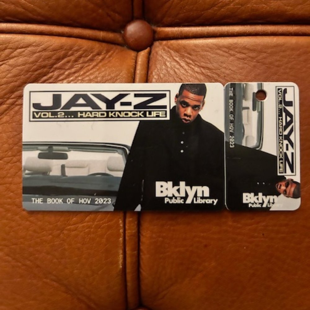 Jay-Z Brooklyn Public Library Card: Vol. 2 Hard Knock Life